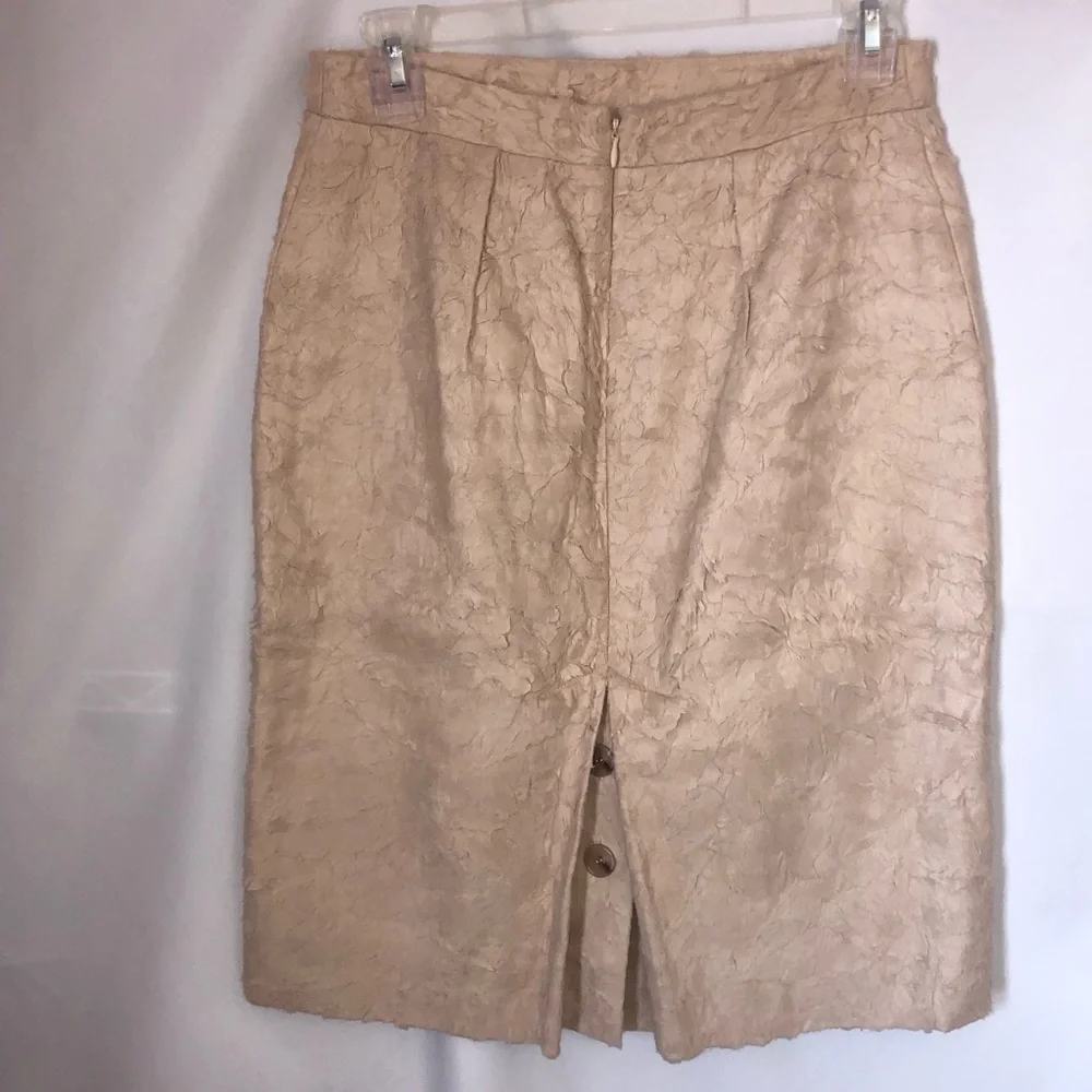 Max Azria Textured Woven Rayon Skirt Size 2